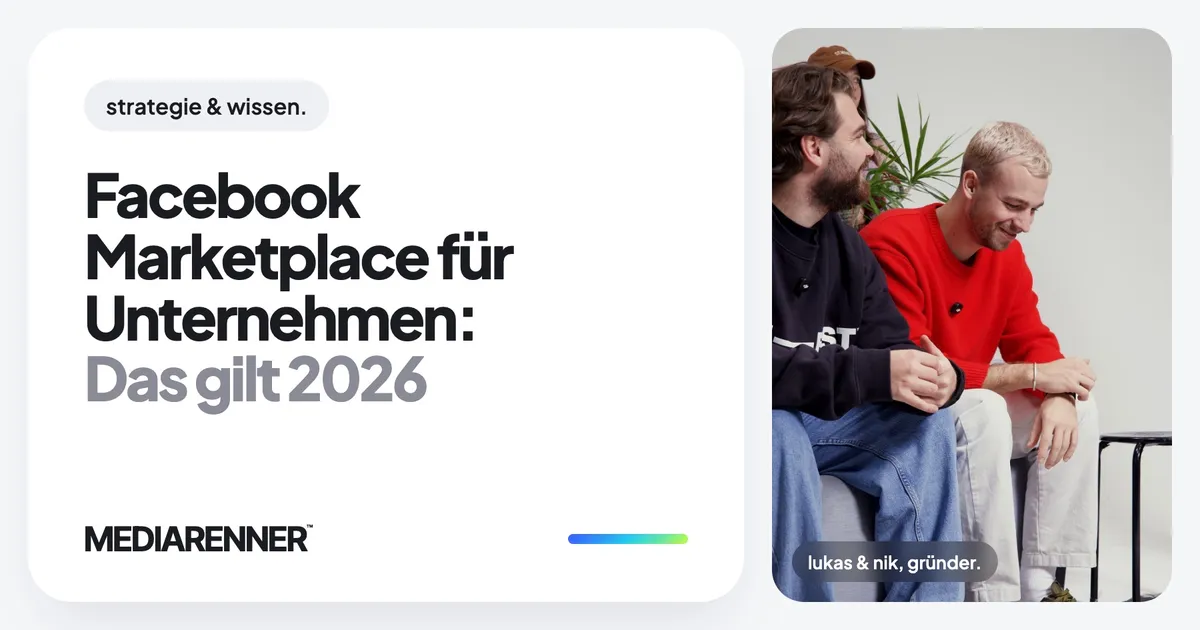 Facebook Marketplace für Unternehmen: Das gilt 2026