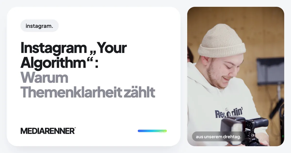 Instagram „Your Algorithm“: Warum Themenklarheit zählt