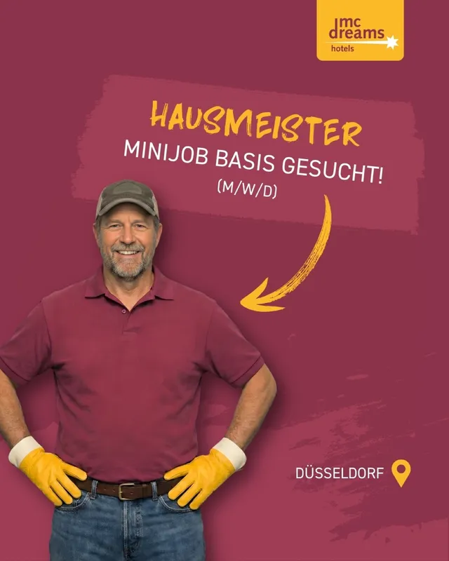 Anzeige für McDreams Hotels: Recruiting-Anzeige