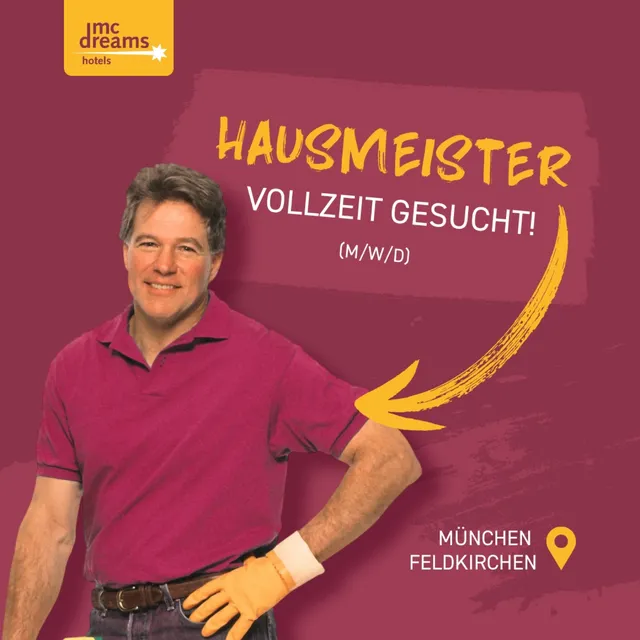 Anzeige für McDreams Hotels: Recruiting-Anzeige