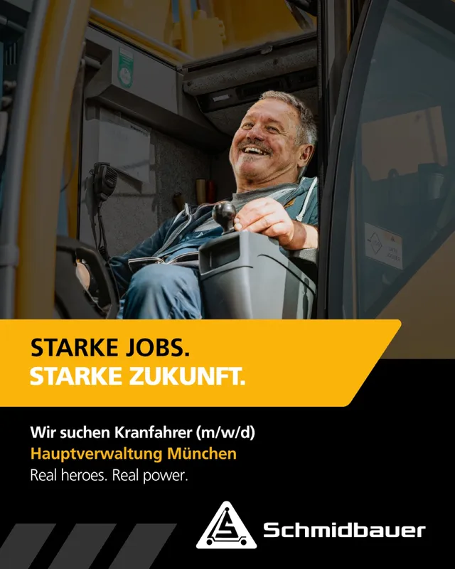 Anzeige für Schmidbauer: Recruiting-Anzeige