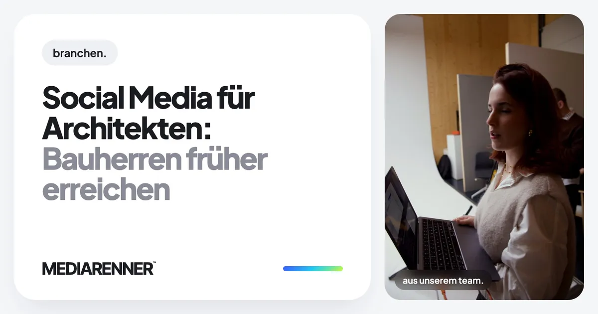 Social Media für Architekten: Bauherren früher erreichen