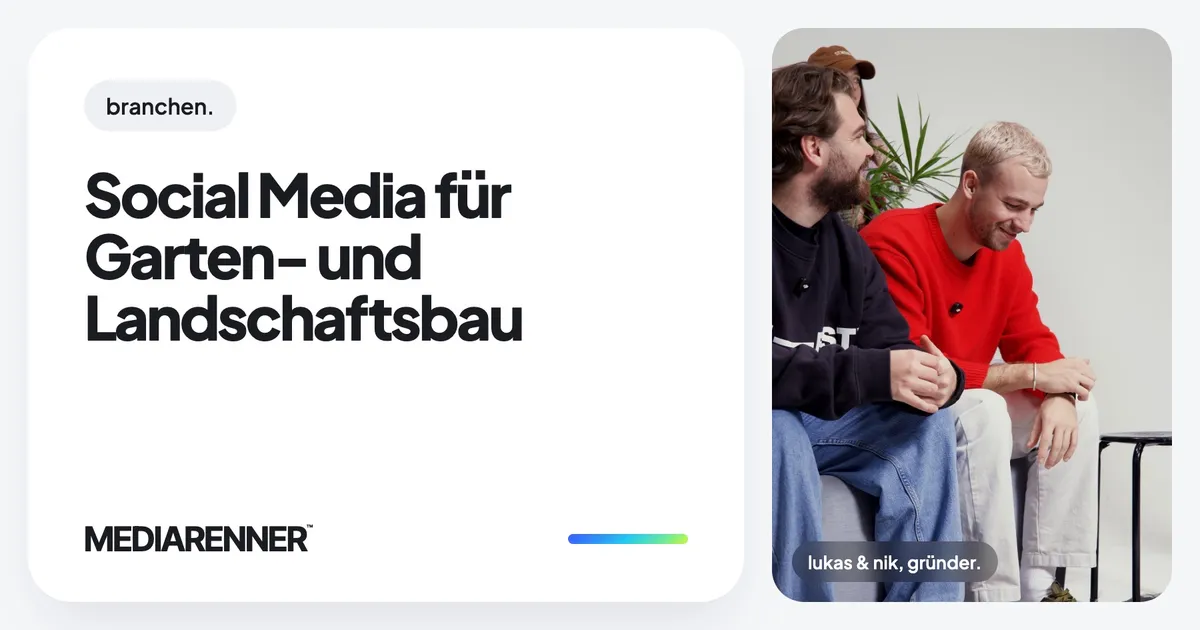 Social Media für Garten- und Landschaftsbau