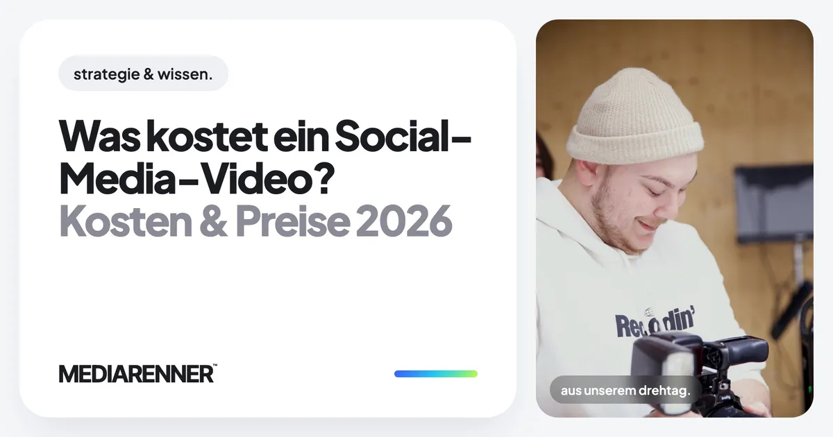 Was kostet ein Social-Media-Video? Kosten & Preise 2026