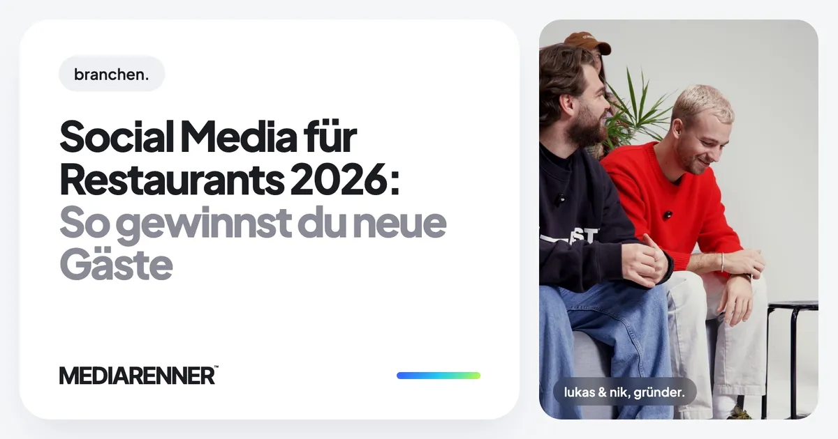 Social Media für Restaurants 2026: So gewinnst du neue Gäste